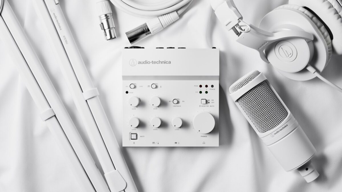 ライブ配信向けUSBオーディオミキサー オーディオテクニカ『AT-UMX3 WH』オンラインストア限定 USBオーディオミキサー