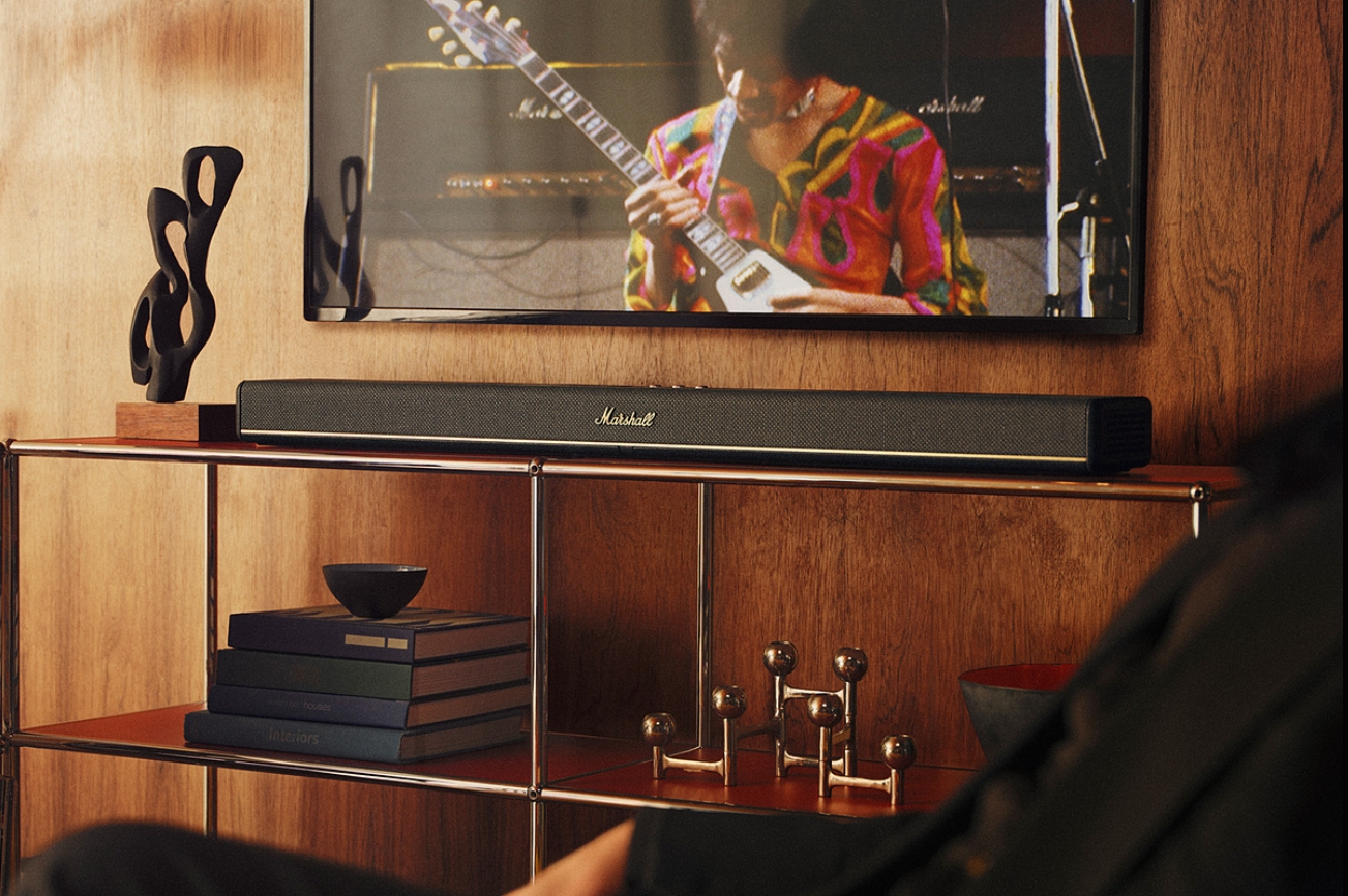 11基のサウンドユニット搭載！Marshall初のサウンドバー「HESTON 120