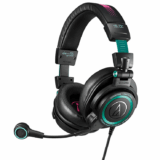 オーディオテクニカ、初音ミクとコラボした限定ヘッドセット「ATH-M50xSTS-USB MIKU」を発売
