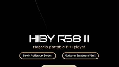 HiBy、次世代フラッグシップDAP「RS8 II」を初公開