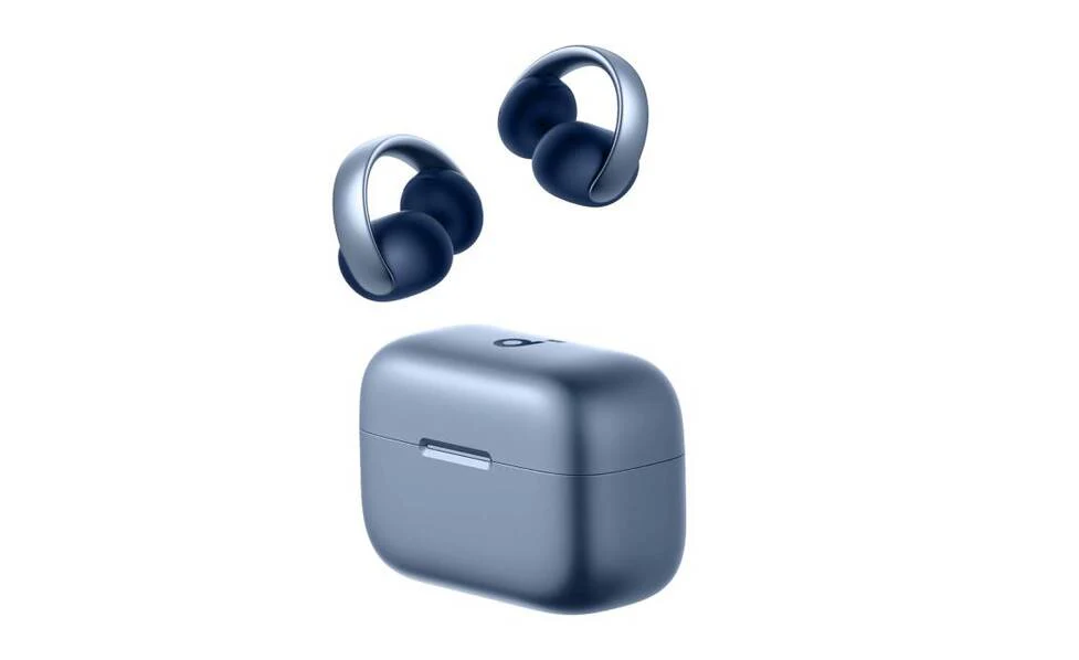 Anker、完全ワイヤレスイヤホン「Soundcore AeroClip」に新色スカイ