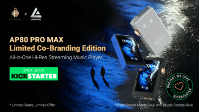 Hidizs、新世代Hi-Resプレーヤー「AP80 PRO MAX」をKickstarterで発表