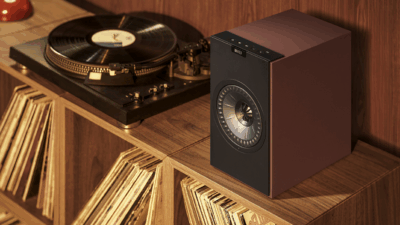 KEF、レトロデザインのアクティブスピーカー「Coda W」を発表。Phono入力とHDMI ARC搭載、ペア約13万円