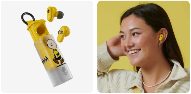Skullcandy、PEANUTS75周年記念コラボ完全ワイヤレス「DIME EVO PEANUTS」を数量限定で発売