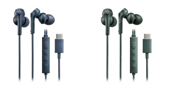 オーディオテクニカ、USB Type-Cイヤホン「ATH-CKS330NC」に新色ブルー／グリーンを追加　11月21日発売