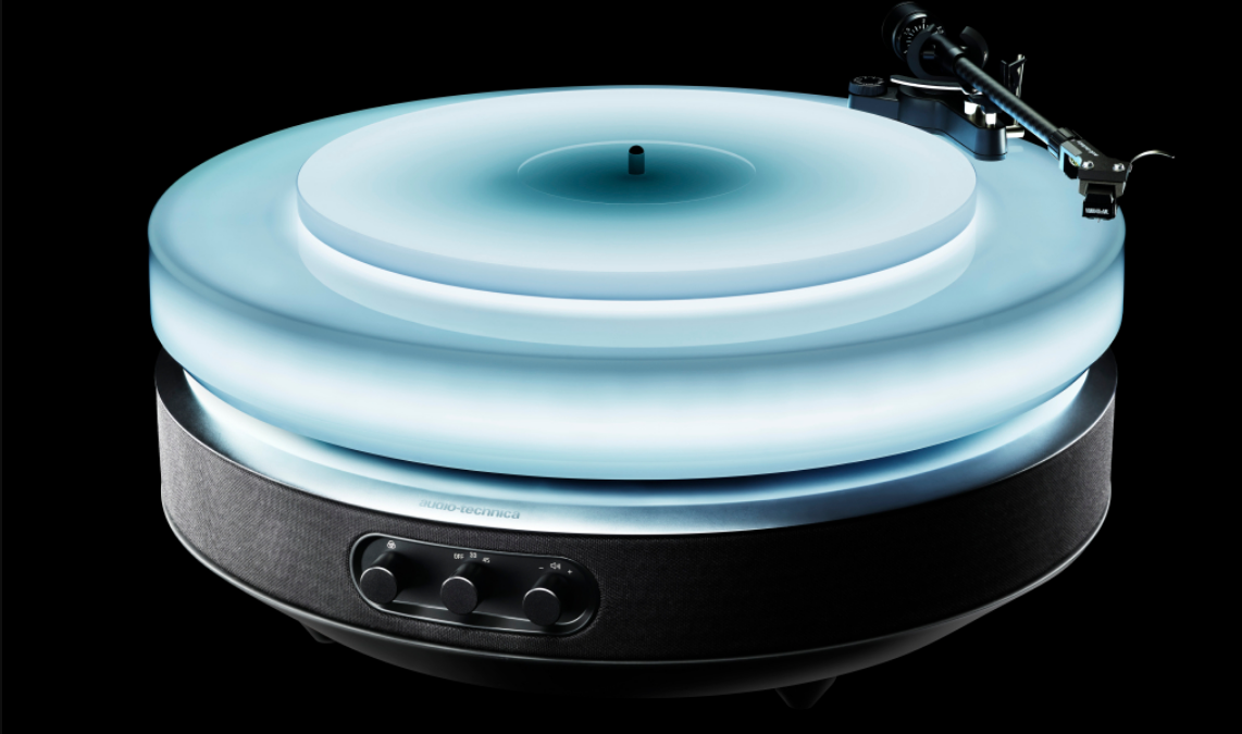 オーディオテクニカ、LED発光と浮遊構造を備えたレコードプレーヤー「Hotaru」を一般販売開始