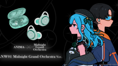 ANIMA、星街すいせい×Midnight Grand Orchestraコラボ完全ワイヤレスイヤホンを再販