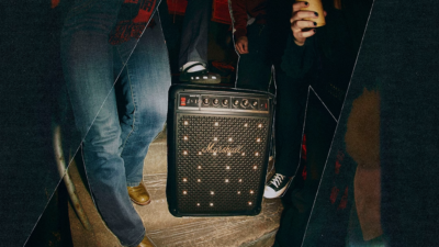 Marshall、コンパクト設計のパーティースピーカー「Bromley 450」を発売　持ち運び性を強化