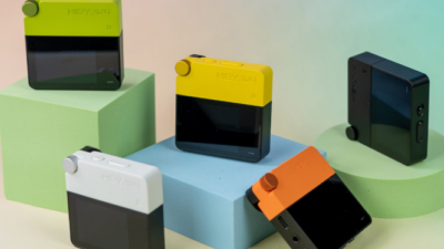 HiBy Music、ポータブルDAC「W4」を4月10日発売。グリッチデザイン採用の小型モデル