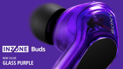 ソニー、ゲーミング完全ワイヤレス「INZONE Buds」に新色グラスパープルを追加