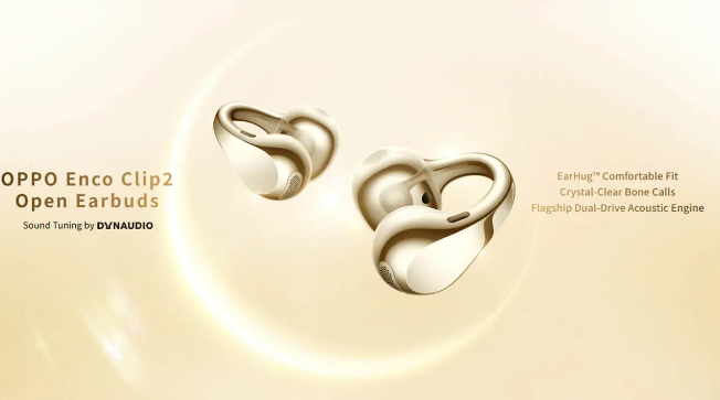 OPPO、イヤーカフ型完全ワイヤレス「Enco Clip2」を発表。NPU搭載でAI機能に対応