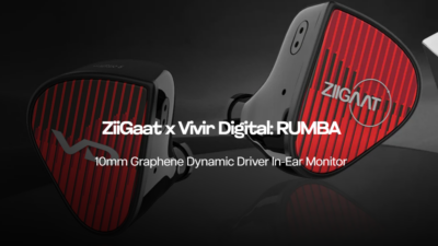 ZiiGaat、Vivir Digital共同開発のIEM「RUMBA」を発表。グラフェンダイナミックドライバー搭載