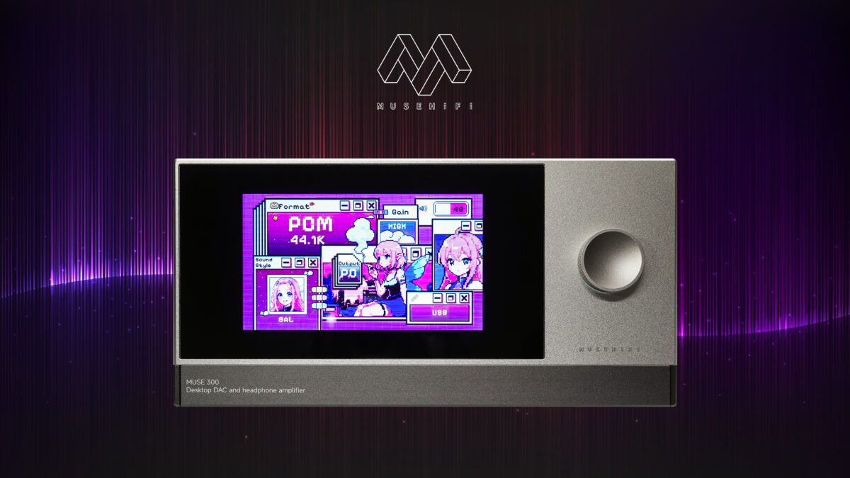 MUSE HiFi、独自OS搭載のデスクトップDAC/ヘッドフォンアンプ「Muse 300」を予告