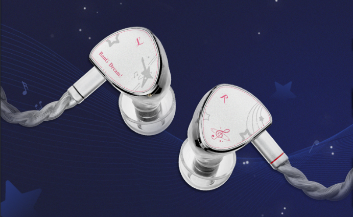 BanG Dream!×水月雨、コラボ限定イヤホンを8月27日に発売。星空ステージをテーマにした有線モデル